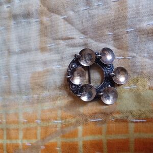 Vintage Norwegian Solje Silver Brooch 925S